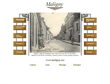 Tablet Screenshot of maligny.net